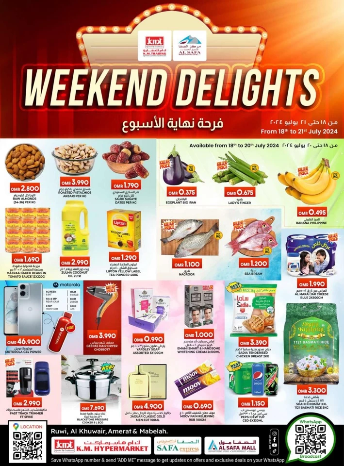 Weekend Delights 18-21 July 2024