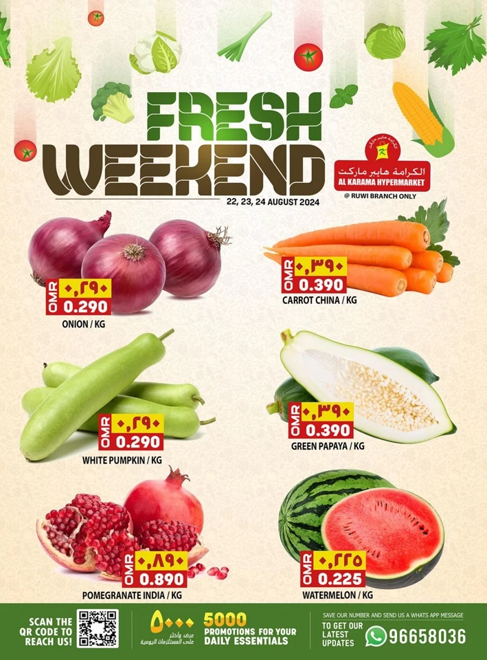 Fresh Weekend 22-24 August 2024