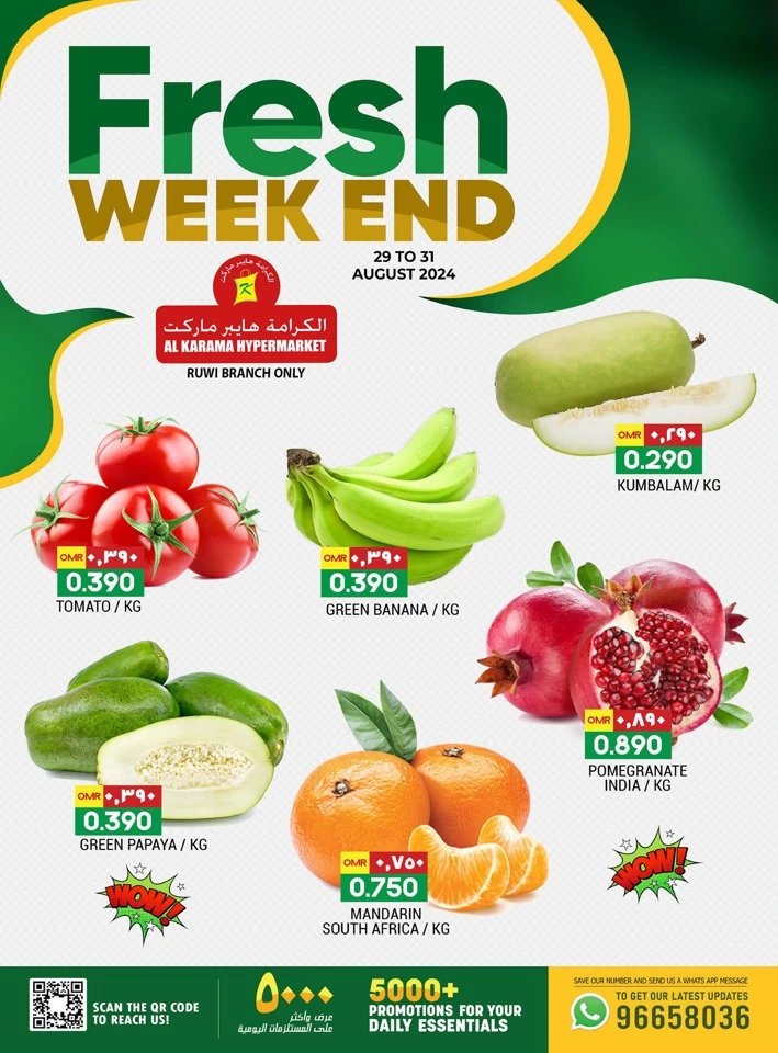 Fresh Weekend 29-31 August 2024