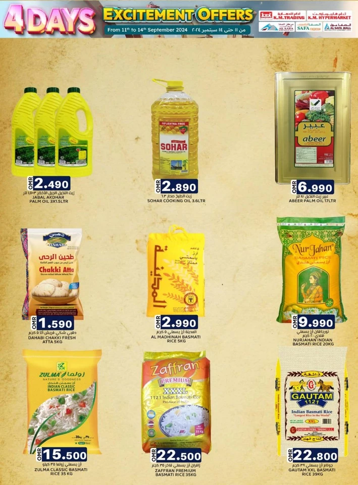 KM Hypermarket 4 Days Offers