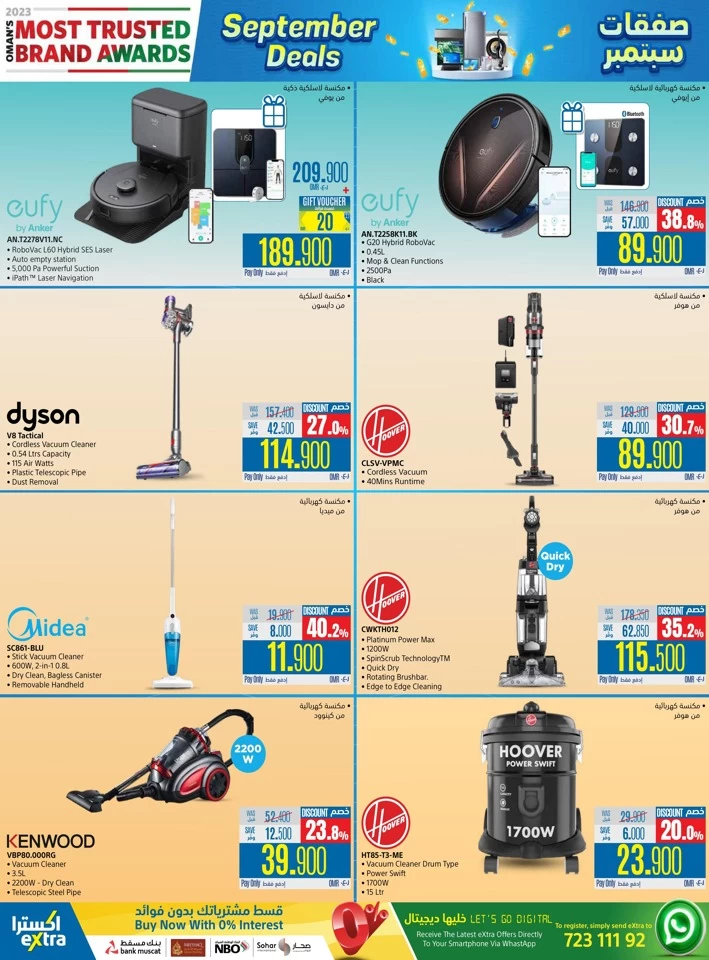 Extra Stores September Deals