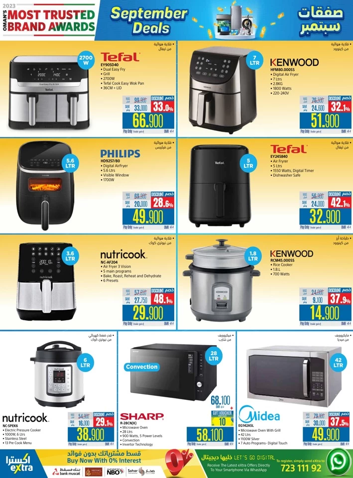 Extra Stores September Deals