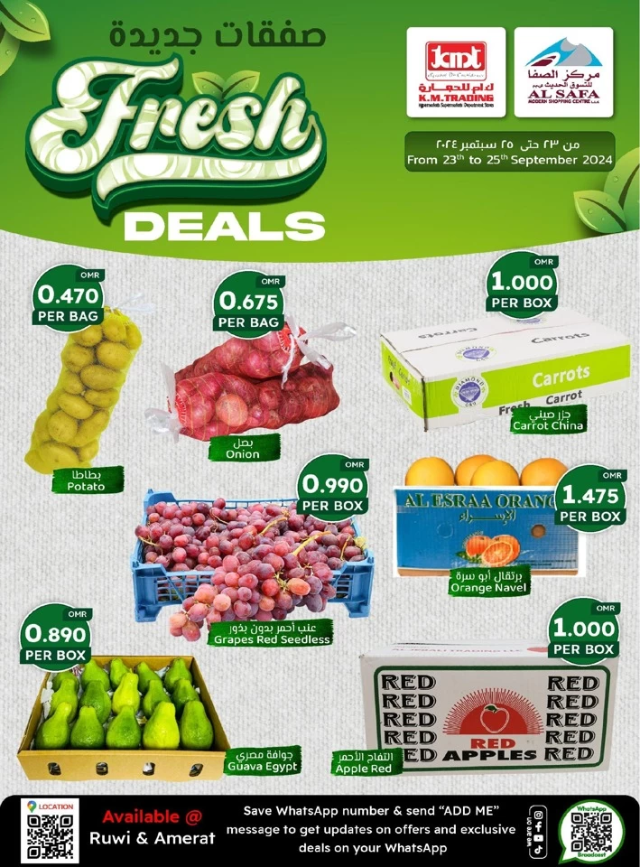 Fresh Deals 23-25 September 2024