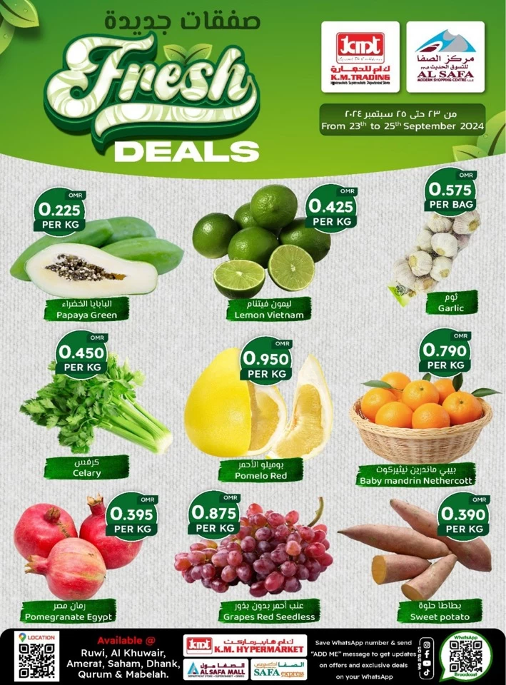 Fresh Deals 23-25 September 2024