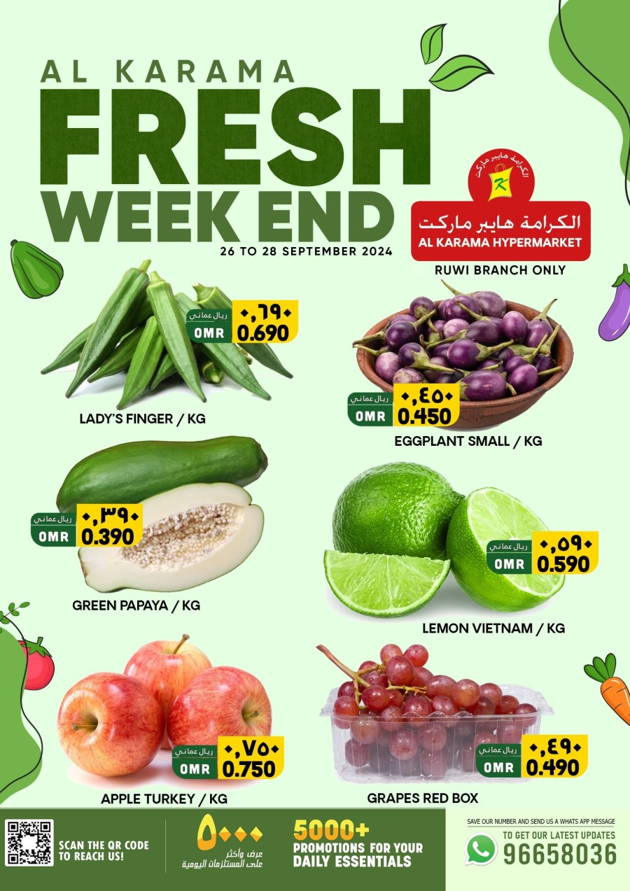 Fresh Weekend 26-28 September 2024