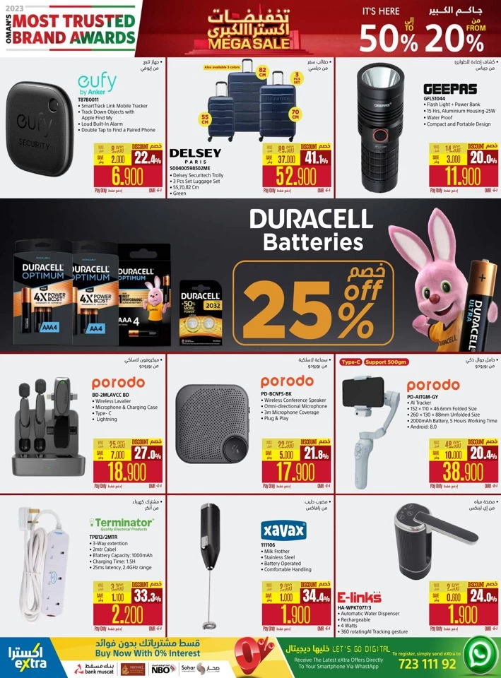 Extra Stores Mega Sale