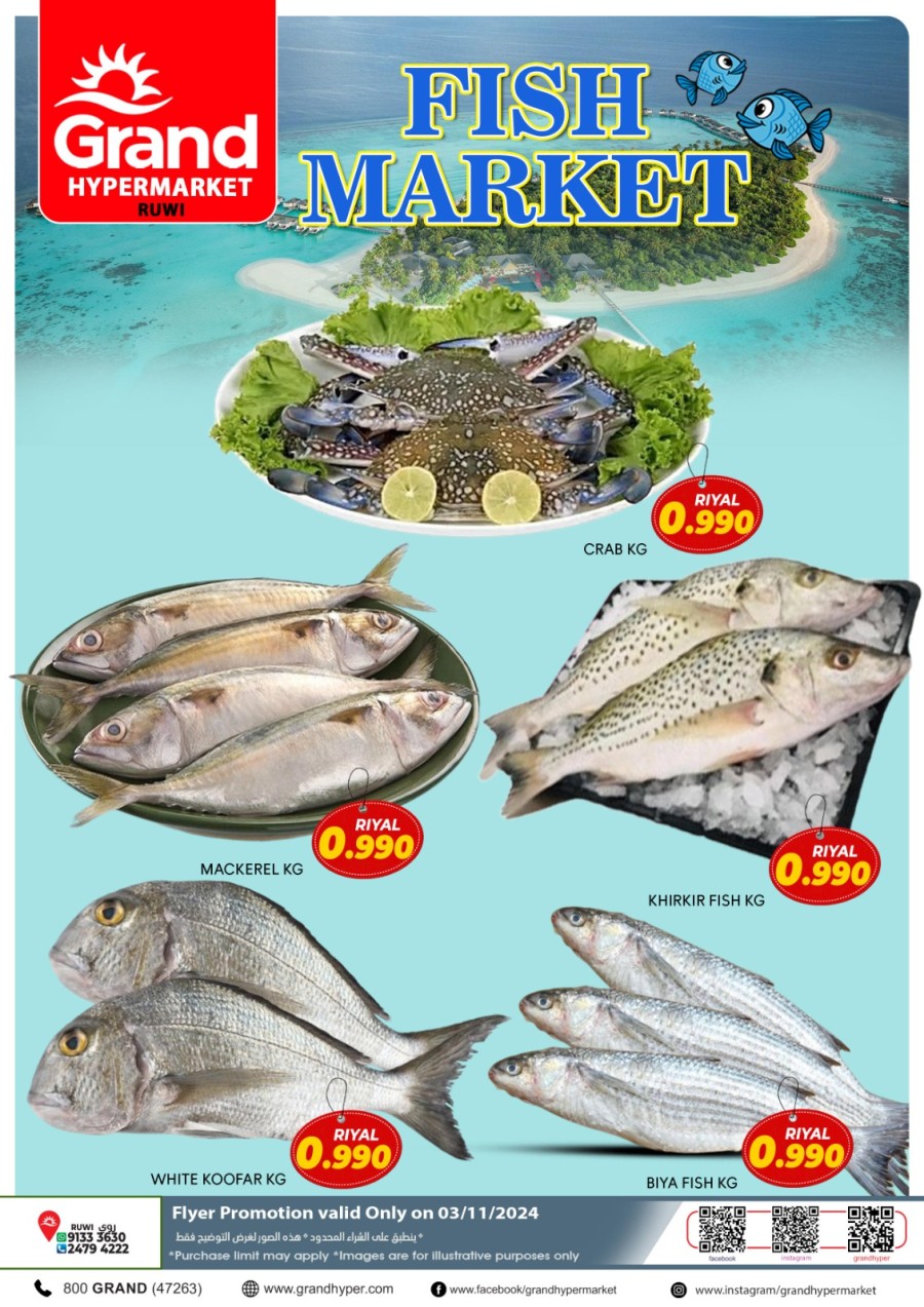 Fish Market 3 November 2024