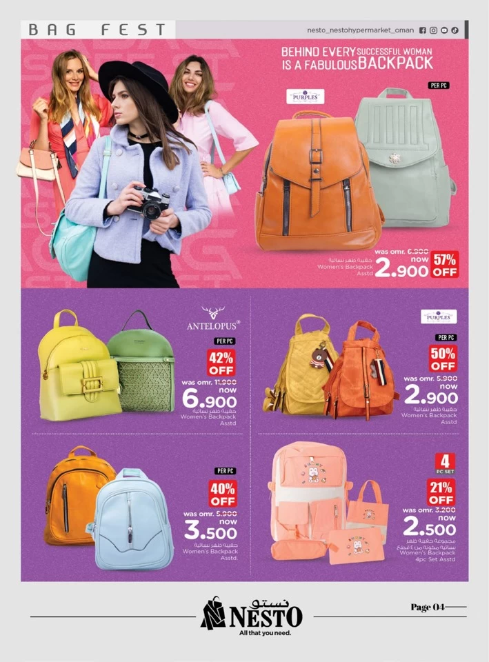 Nesto Bag Fest Promotion