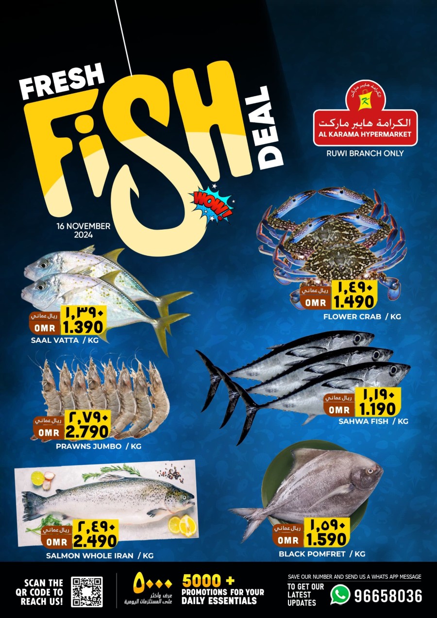 Fresh Fish 16 November 2024