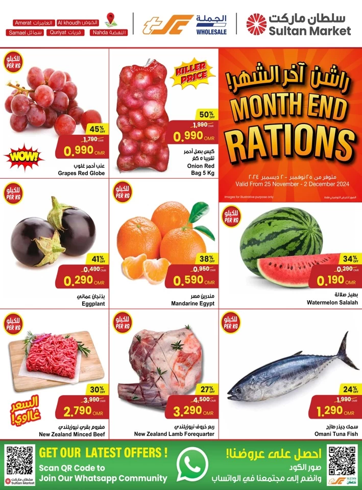 Month End Rations Promotion