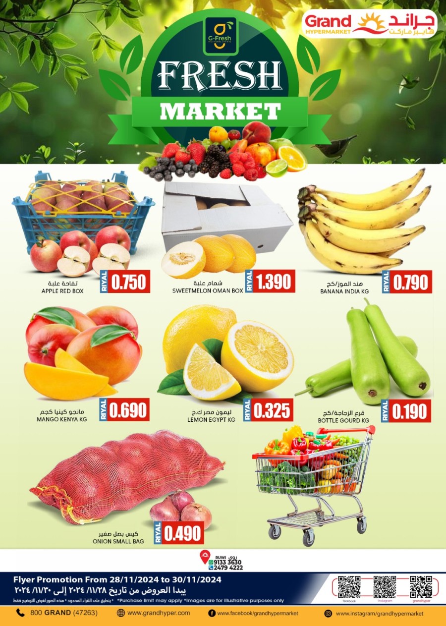 Fresh Market 28-30 November 2024