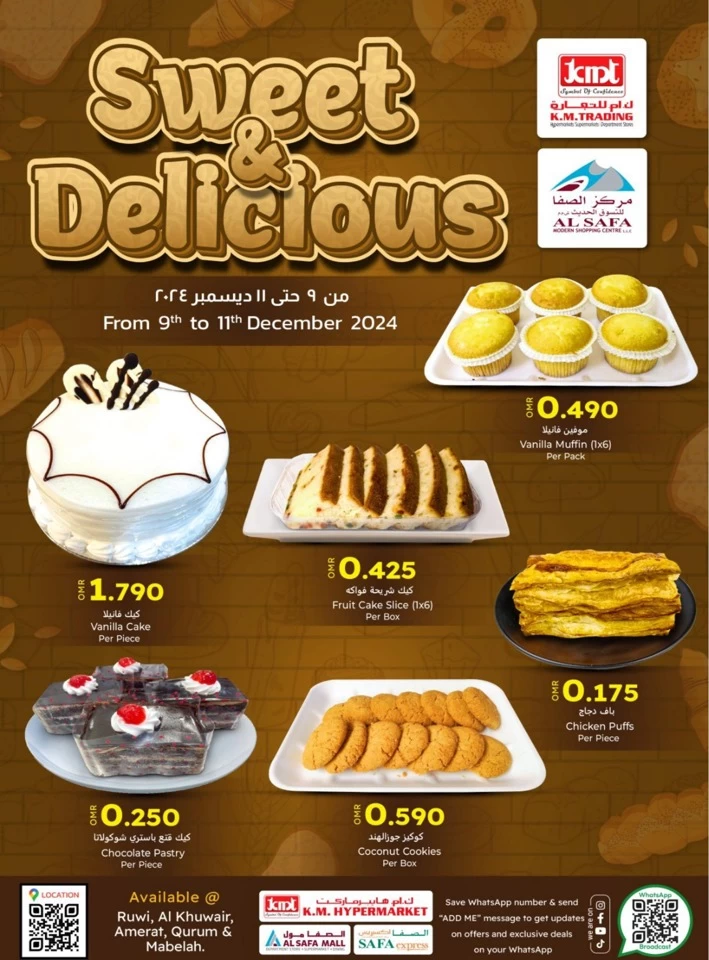 Sweet & Delicious 9-11 December 2024