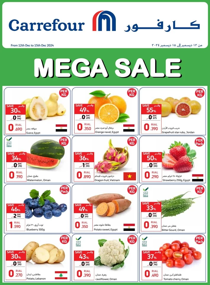 Mega Sale 12-15 December 2024