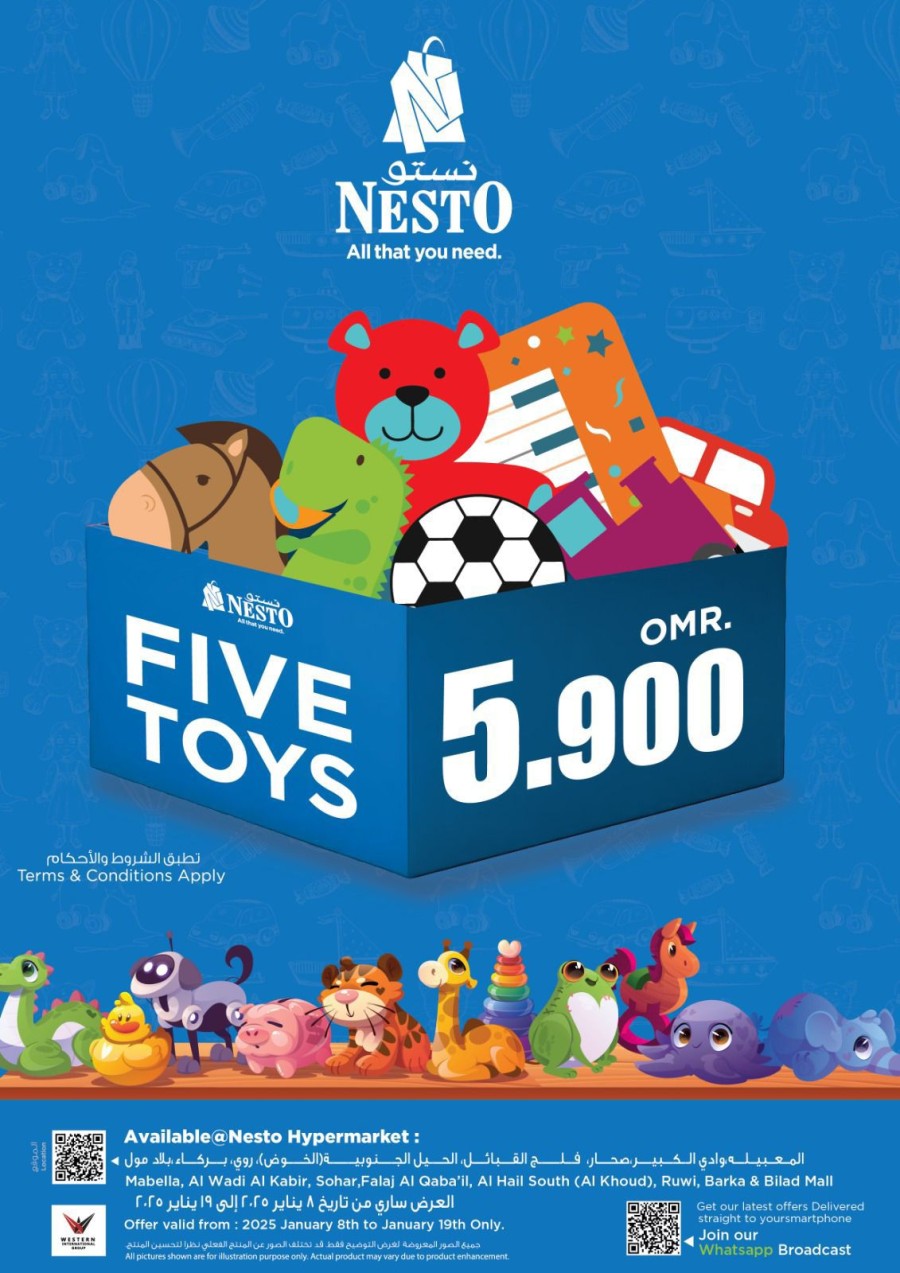 Nesto Five Toys Promotion