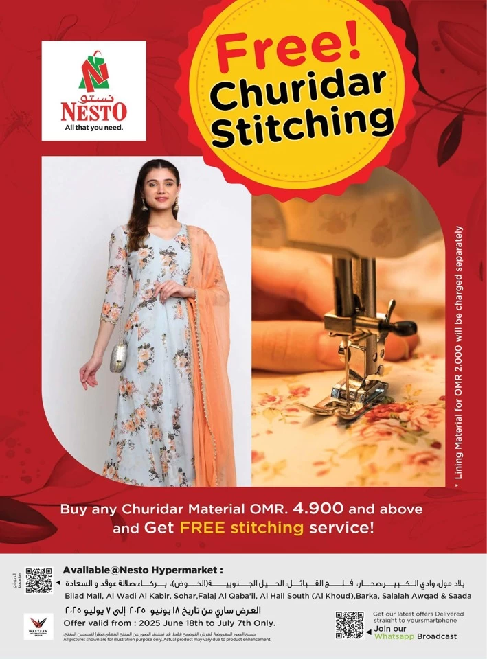 Nesto Churidar Fest Offers