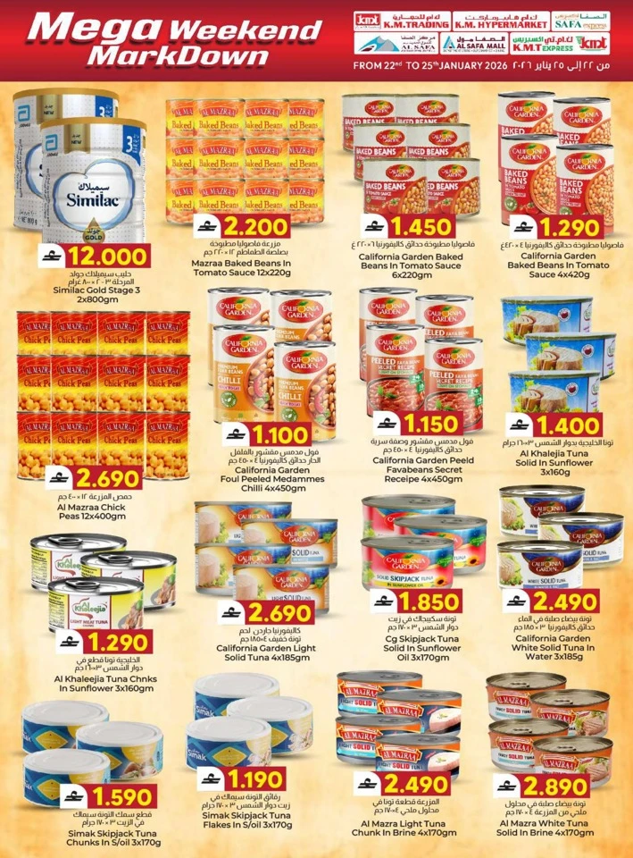 Mega Weekend Mark Down Deals