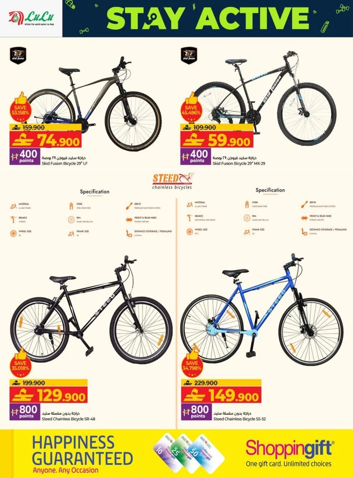 Lulu Stay Active Promotion