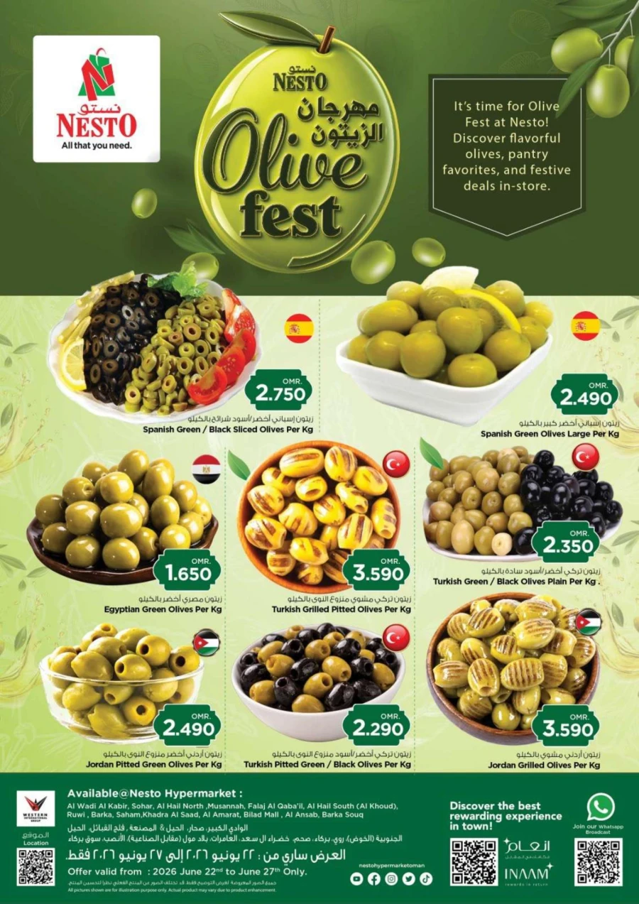 Nesto Olive Fest Offer