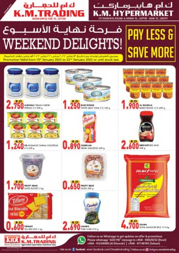 Weekend Delights 13-22 January 2022