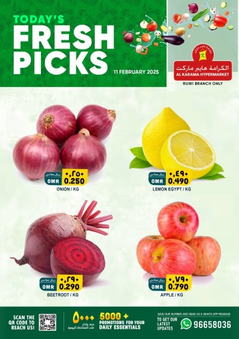 Fresh Picks Deal 11 February 2025