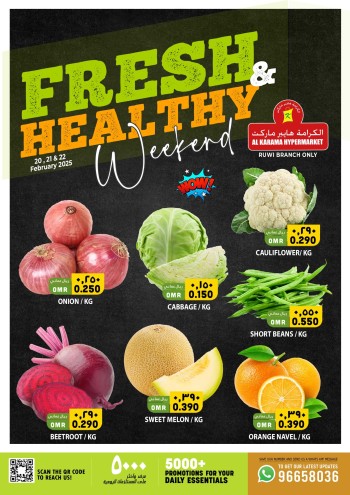 Fresh & Healthy Weekend Deals