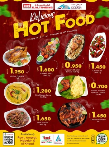 Hot Food 26-28 June 2025
