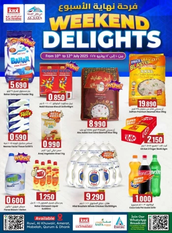 Weekend Delights 10-12 July 2025