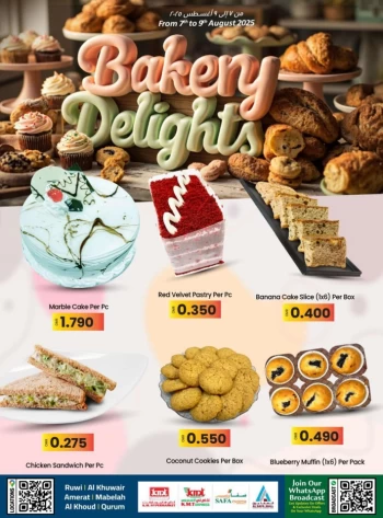 Bakery Delights 7-9 August 2025