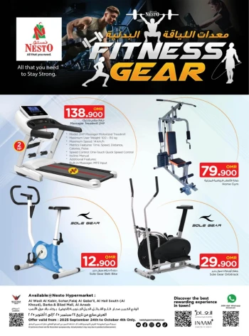 Nesto Fitness Gear Promotion