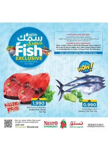 Nesto Fish Exclusive Offer