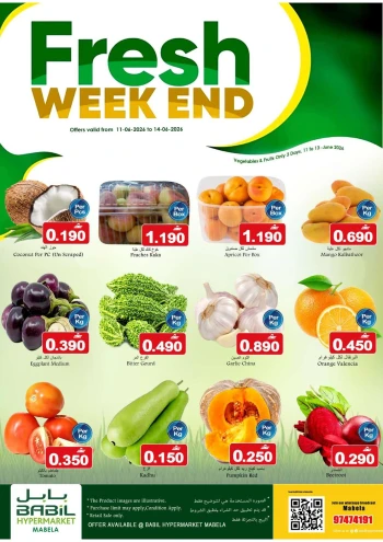 Babil Fresh Weekend Deal